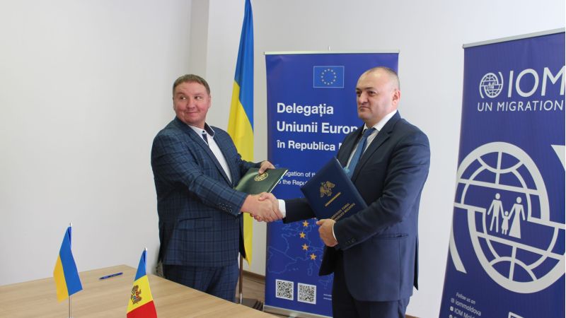 UE și OIM contribuie la sporirea securității la frontiera dintre Ucraina și Moldova