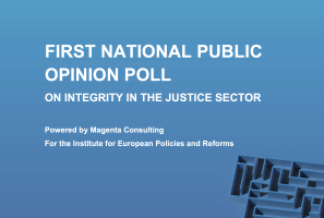 Report first national public opinion poll on integrity in the justice