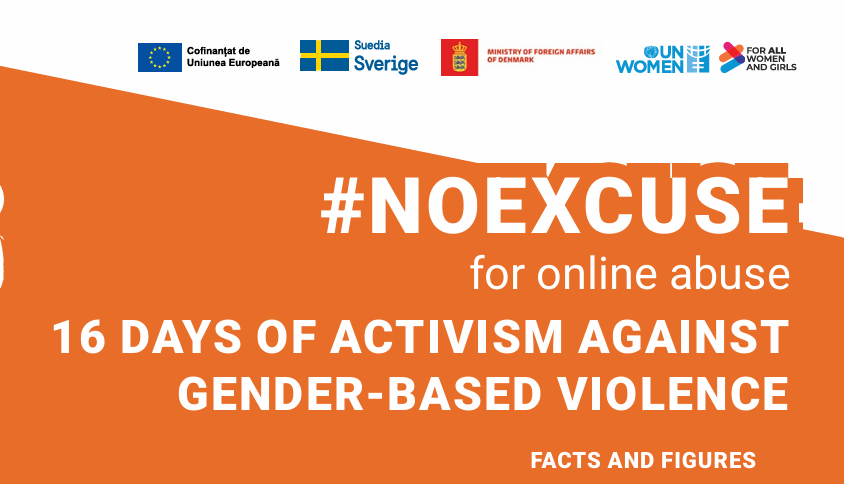 #NoExcuse for online abuse: 16 days of activism against gender-based violence. Facts and figures.