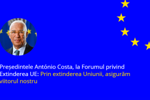 Este o onoare să mă adresez astăzi dumneavoastră pe un subiect pe care îl consider drept una dintre cele mai urgente și mai transformatoare priorități ale Uniunii Europene: extinderea.