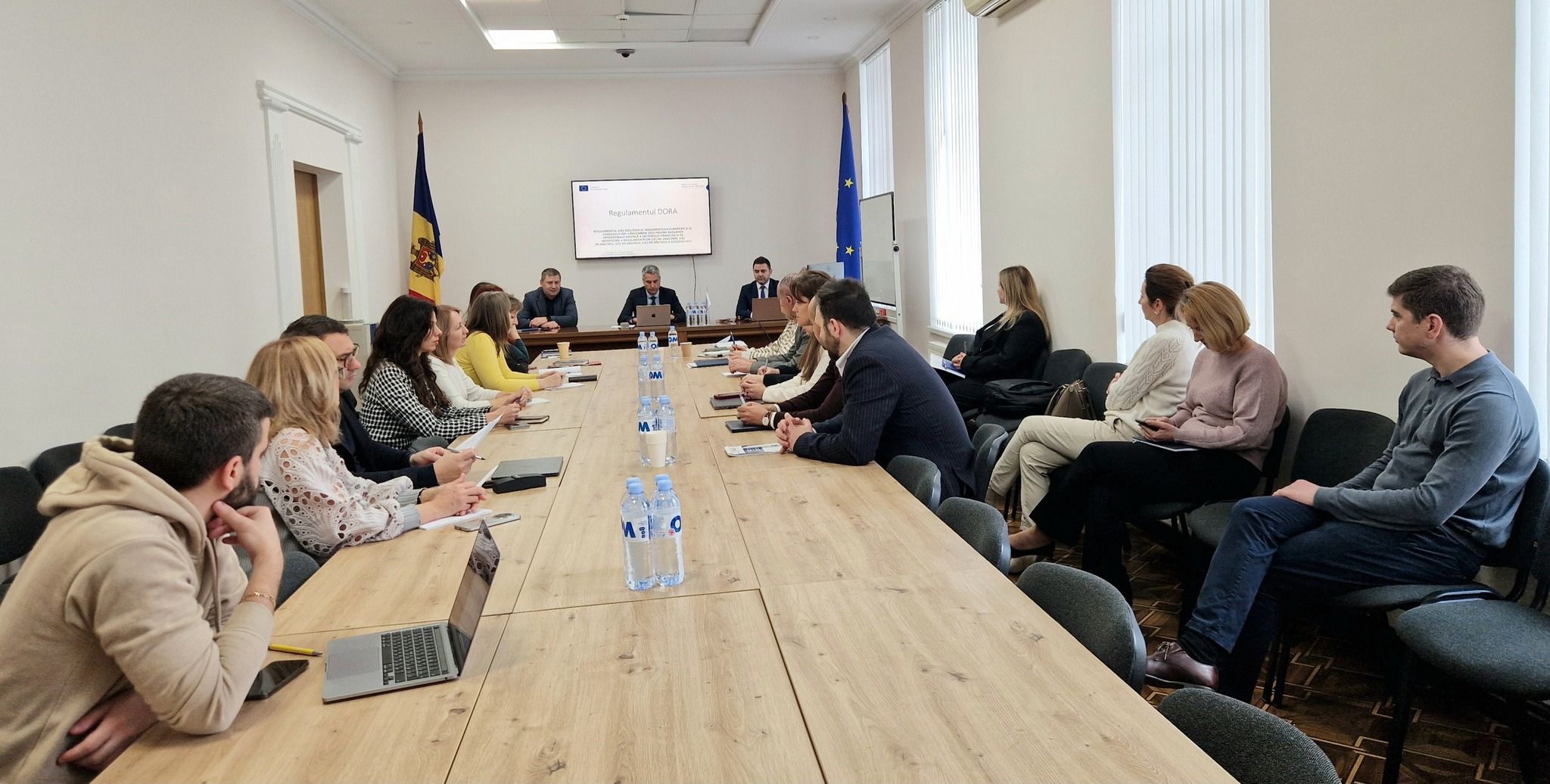 Over 20 participants from the National Commission for Financial Markets (NCFM), the Single Central Depository, commercial banks and other capital market representatives, participated in a training session dedicated to the legal framework and the main provisions of the Regulation on digital operational resilience for the financial sector (DORA).