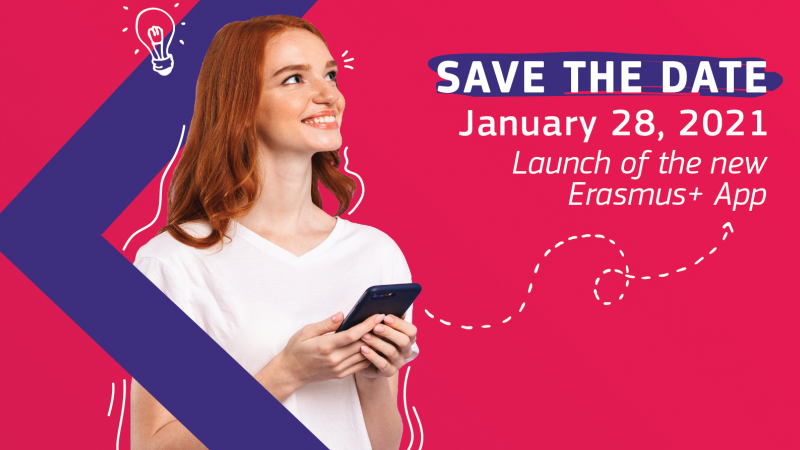 erasmus app launch news jan21