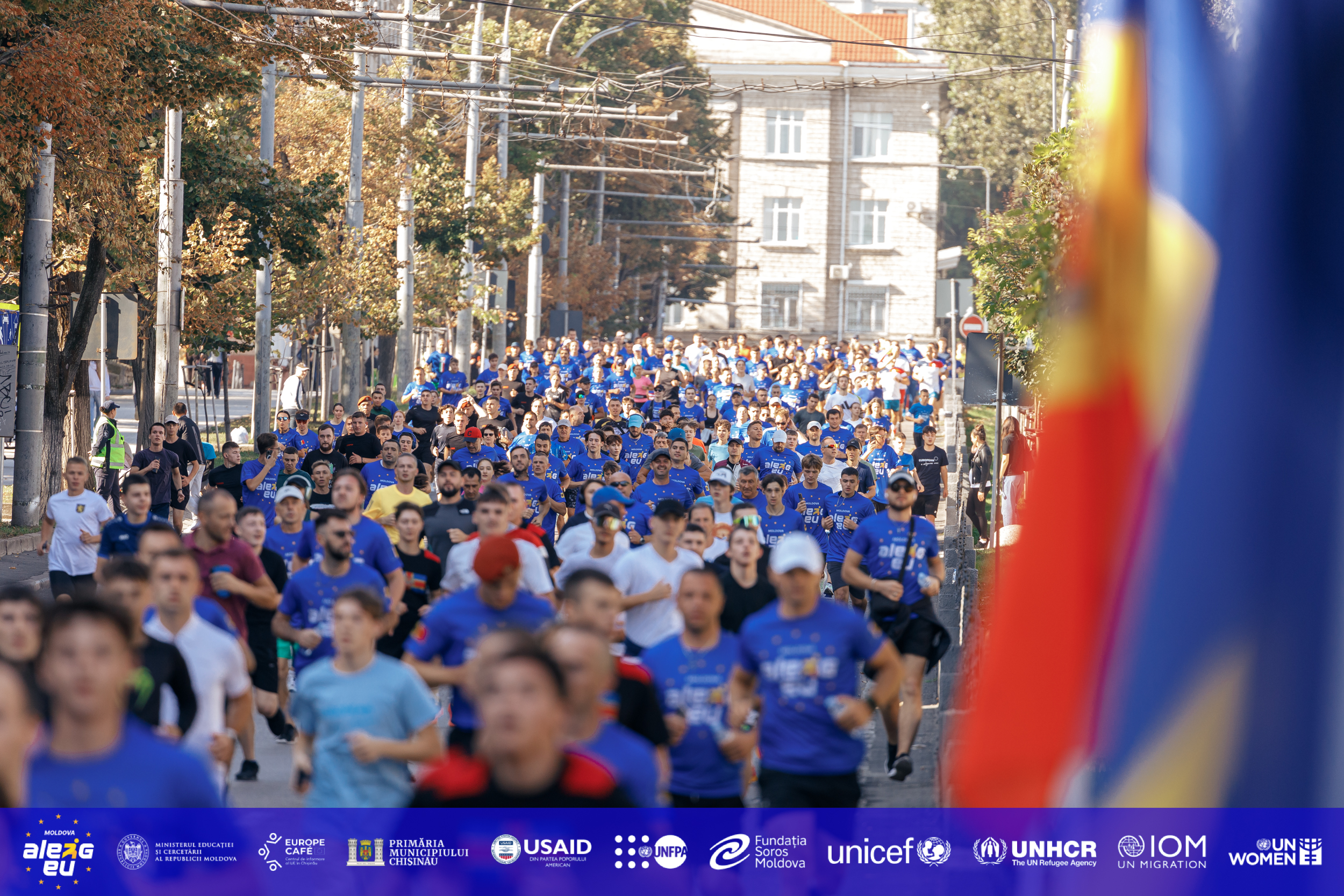 Euro Marathon 2024. O zi de unitate europeană în inima Chișinăului