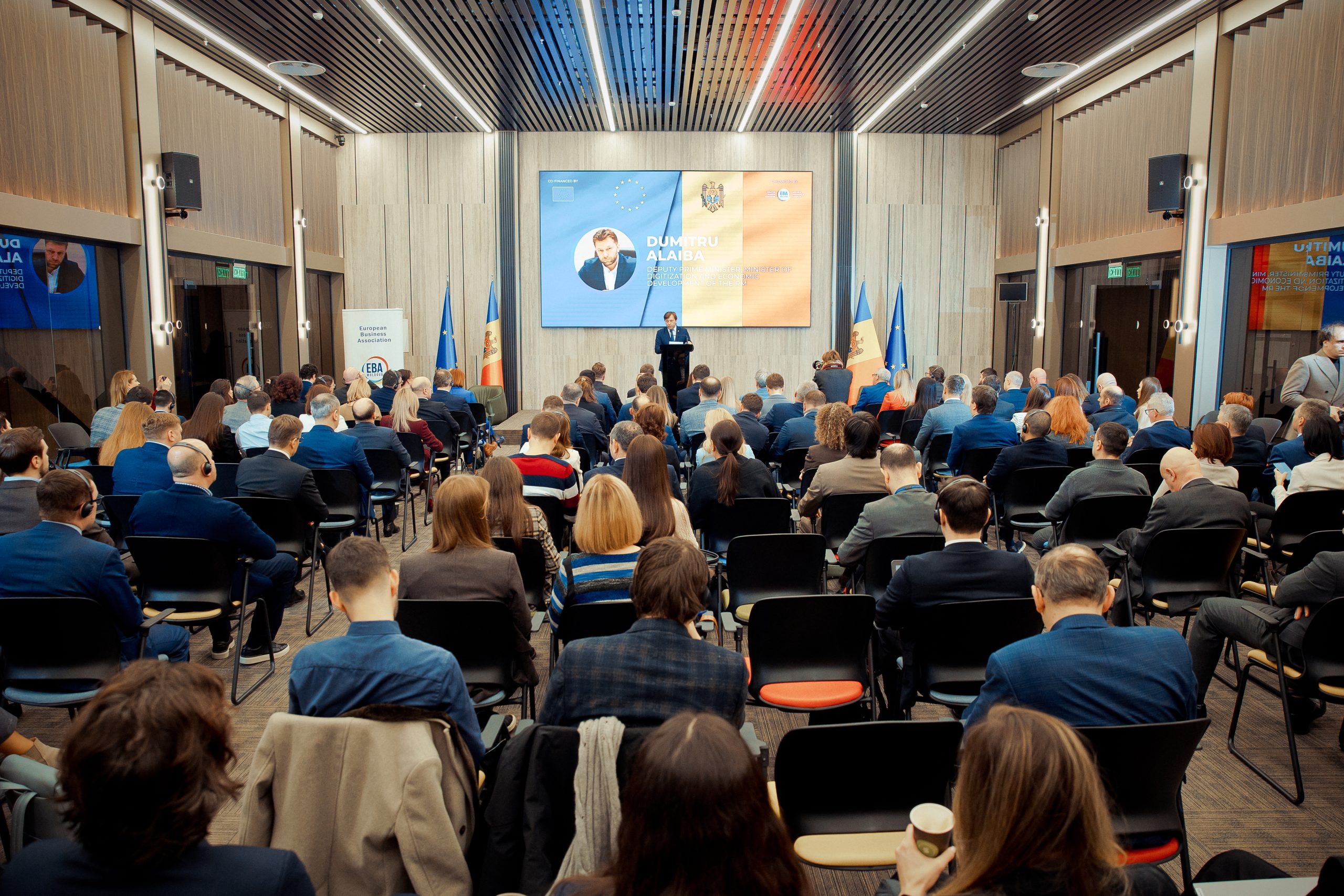 EBA Business Outlook is an annual event. Its main purpose is to inform the business community and society at large about the progress in the process of the Republic of Moldova's accession to the European Union, macroeconomic and financial perspectives, energy security, and to highlight economic and business development trends in the region and in the Republic of Moldova.