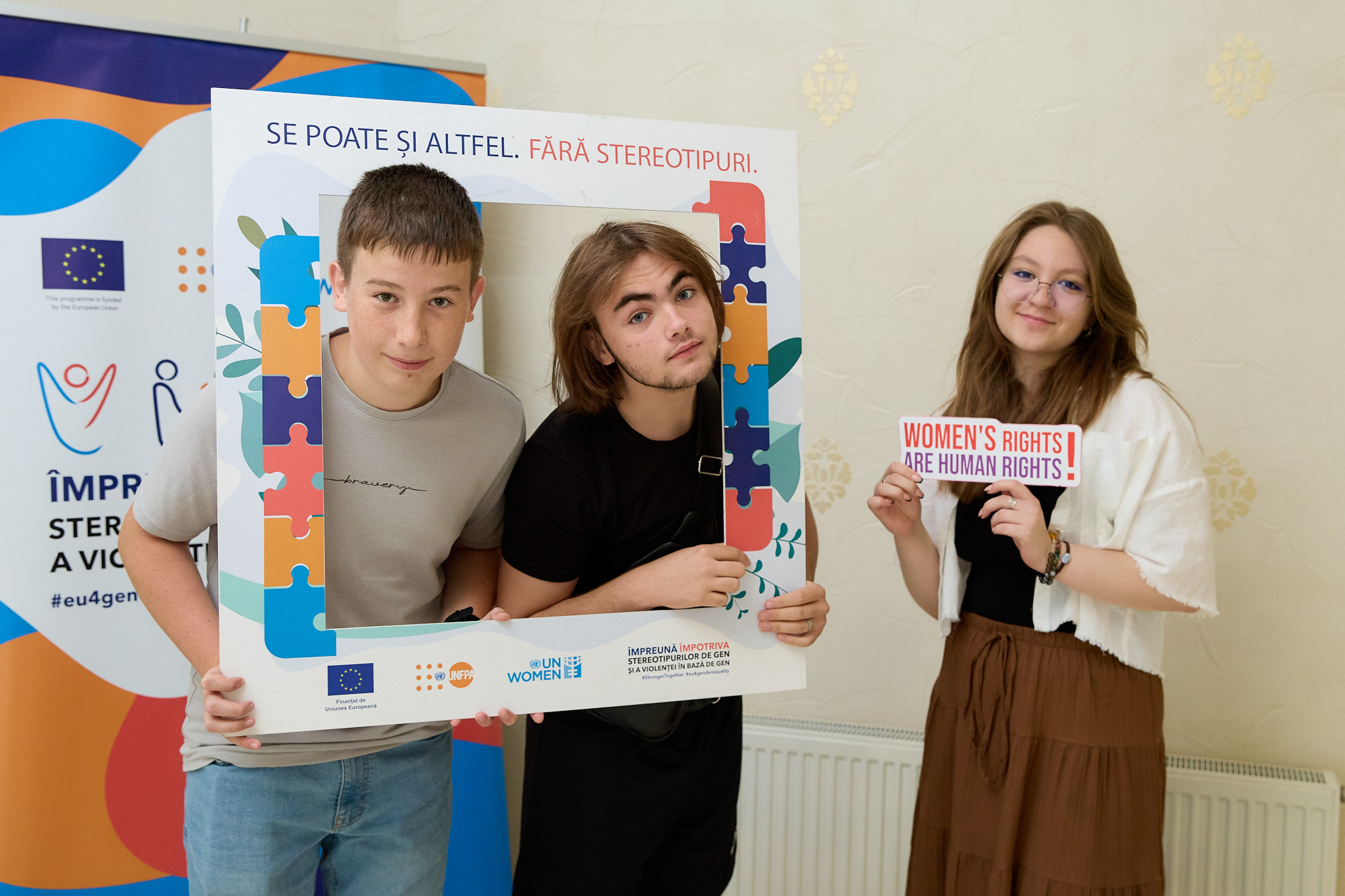 In a world where traditional norms and gender stereotypes still heavily influence relationships and opportunities, young people in the Republic of Moldova are becoming increasingly aware of their role in building an inclusive and fair society, actively promoting respect, challenging prejudice, and preventing violence in relationships.