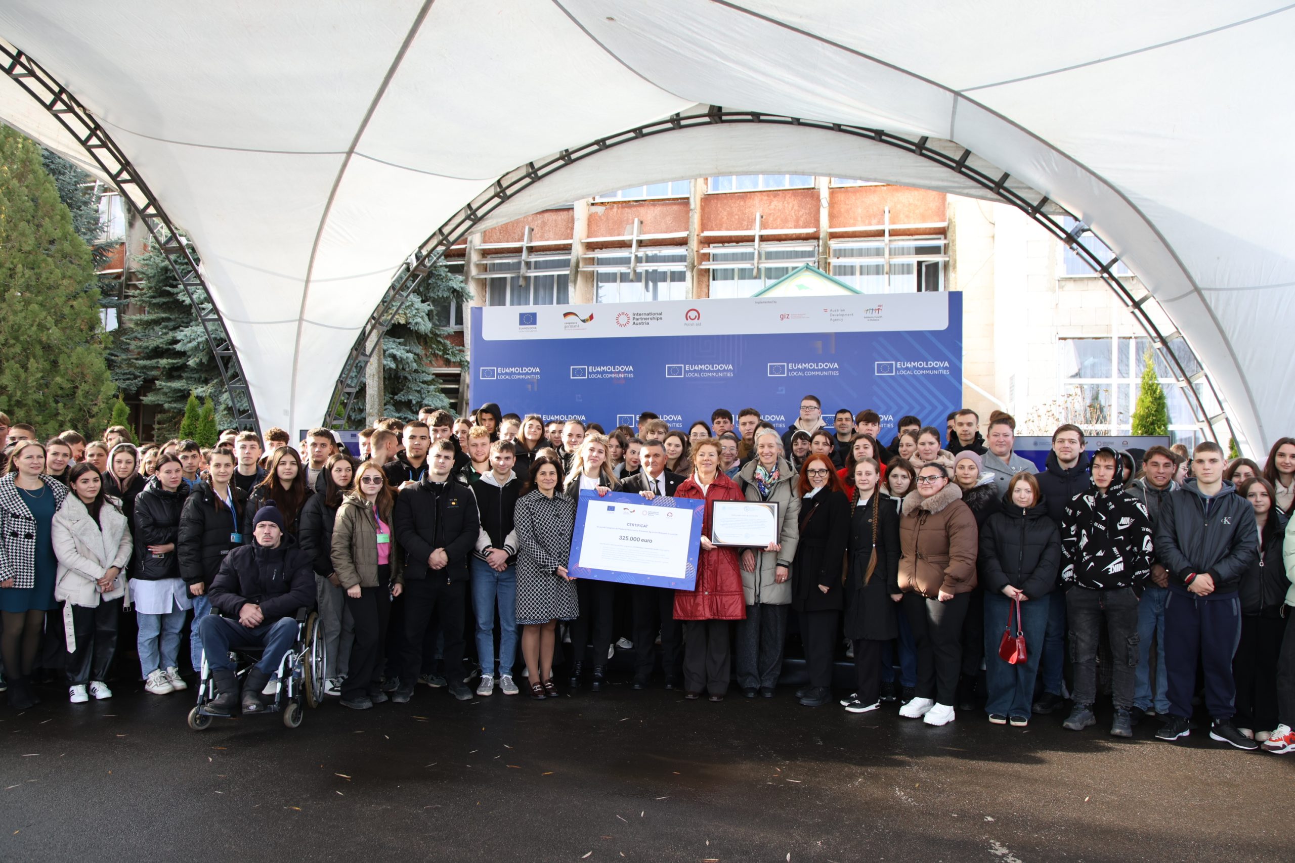 The Bratușeni Veterinary Medicine and Agriculture Economics College has completed a comprehensive modernization under the EU4Moldova: Local Communities programme, supported by the European Union and the Austrian Government and implemented with the assistance of the Austrian Development Agency (ADA). 
