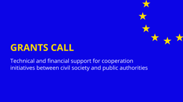The overall objective of this call for proposals is to provide technical and financial support for joint cooperation initiatives between CSOs and public authorities and civic engagement activities.