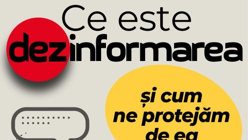 Ghid pentru consumatorii de media: Ce este dezinformarea și cum ne protejăm de ea