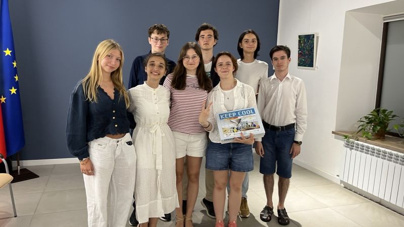 How can we save the world from global warming? This is the question the Young European Ambassadors sought to answer during an interactive session of the educational board game Keep Cool, held at Europe Café.