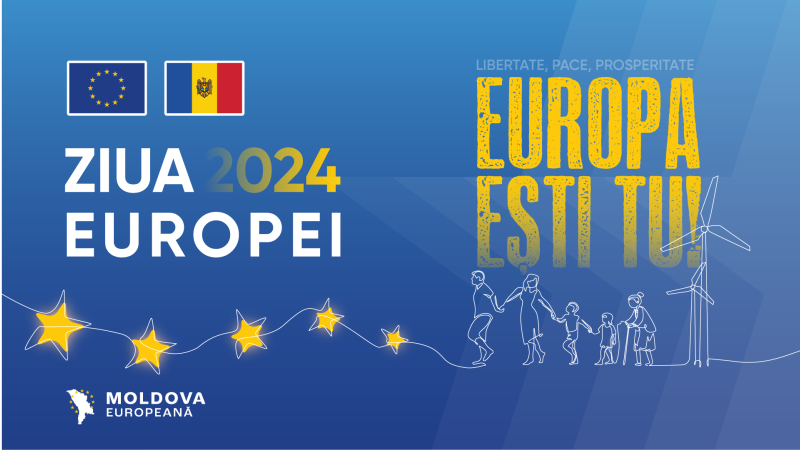 Ziua Europei este un prilej de a celebra pacea și unitatea în întreaga Europă. Delegația Uniunii Europene în Republica Moldova, împreună cu ambasadele statelor membre ale UE, marchează Ziua Europei 2024 în mai multe regiuni din Republica Moldova.