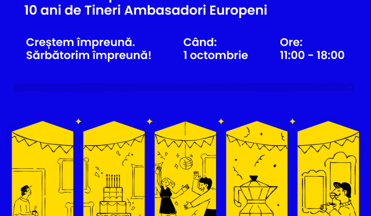 Europe Café исполняется шесть лет! Мы гордимся этой датой и хотим отметить ее вместе с вами. За эти годы главный Информационный центр Евросоюза в Кишиневе стал местом для более чем тысячи теплых встреч, разговоров о ценностях ЕС, запоминающихся мероприятий и новых дружеских знакомств за чашкой хорошего кофе.