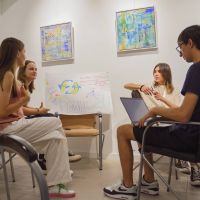Young people from over 14 countries participated in European Parliament Simulation at Europe Café