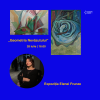 Europe Café devine spațiul de întâlnire cu o pânză a emoțiilor și a căutărilor interioare: marți, 28 iulie, de la ora 16:00, deschidem ușile pentru vernisajul expoziției personale de pictură „Geometria Nevăzutului”, semnată de artista vizuală Elena Frunze.